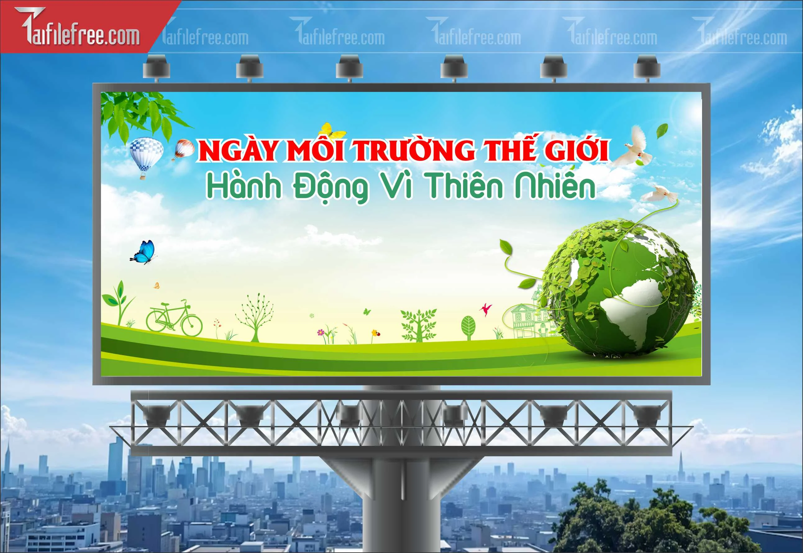 Banner  Bảo Vệ Môi Trường Xanh Sạch Đẹp TMT32