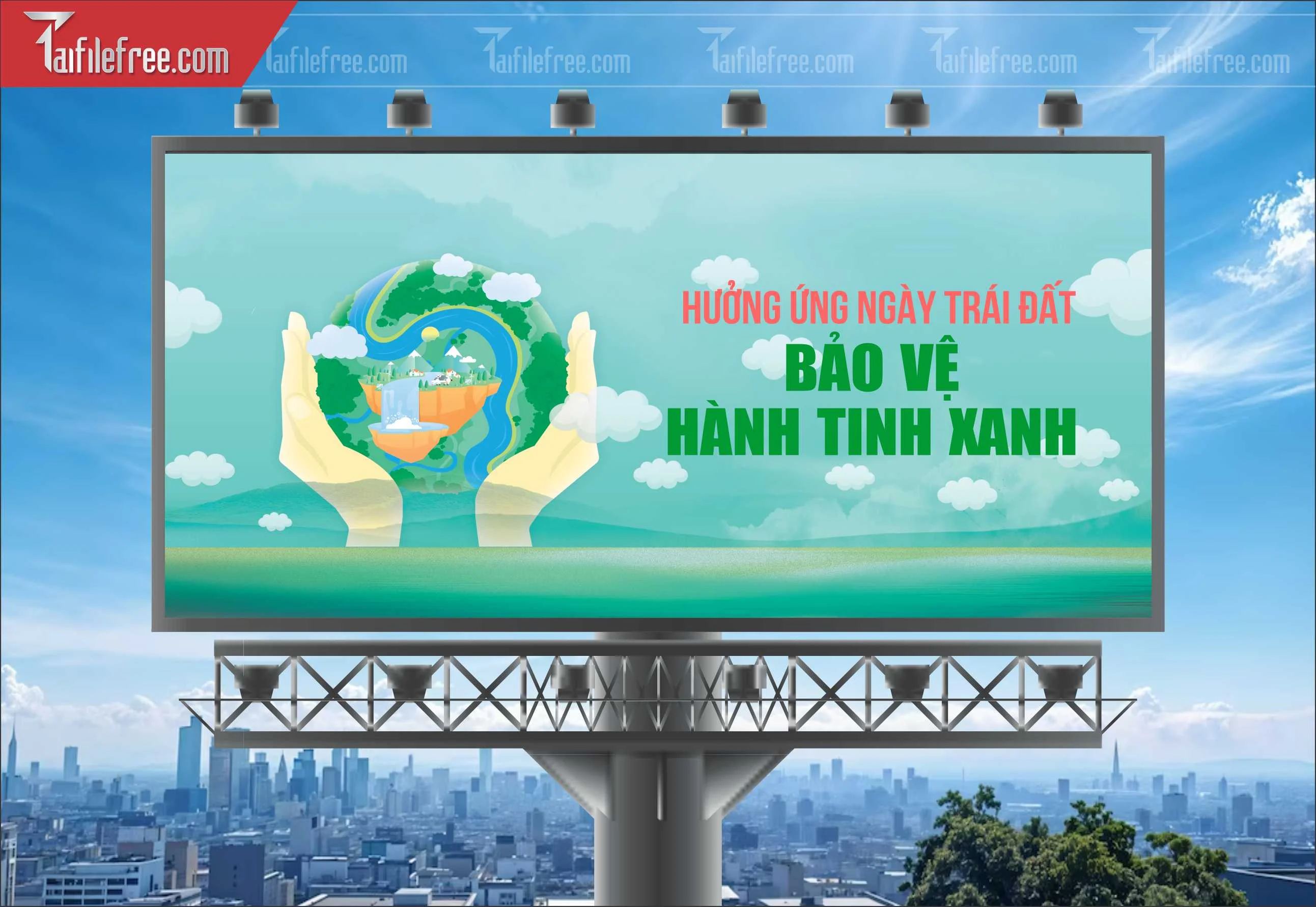 Banner  Bảo Vệ Môi Trường Xanh Sạch Đẹp TMT33