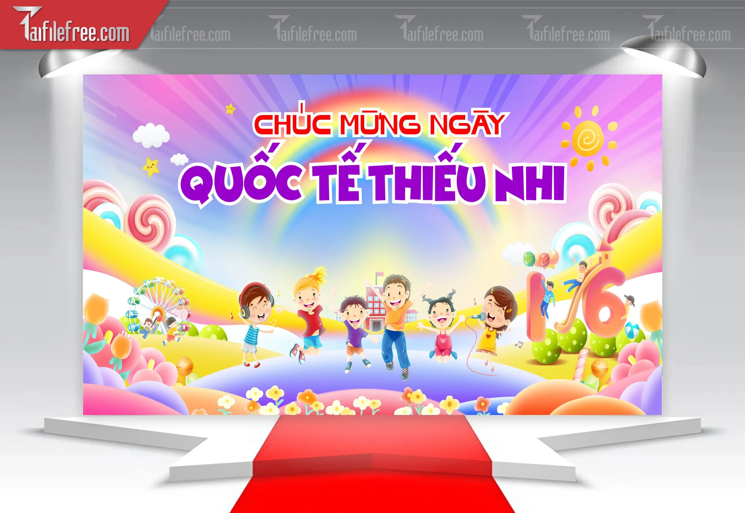 Backdrop Phông Mừng Ngày Quốc Tế Thiếu Nhi_TNV62