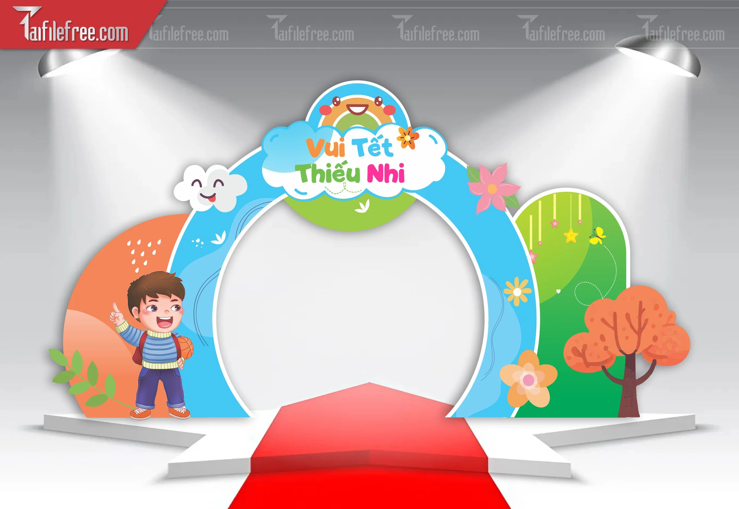 Backdrop Phông Mừng Ngày Quốc Tế Thiếu Nhi_TNV69