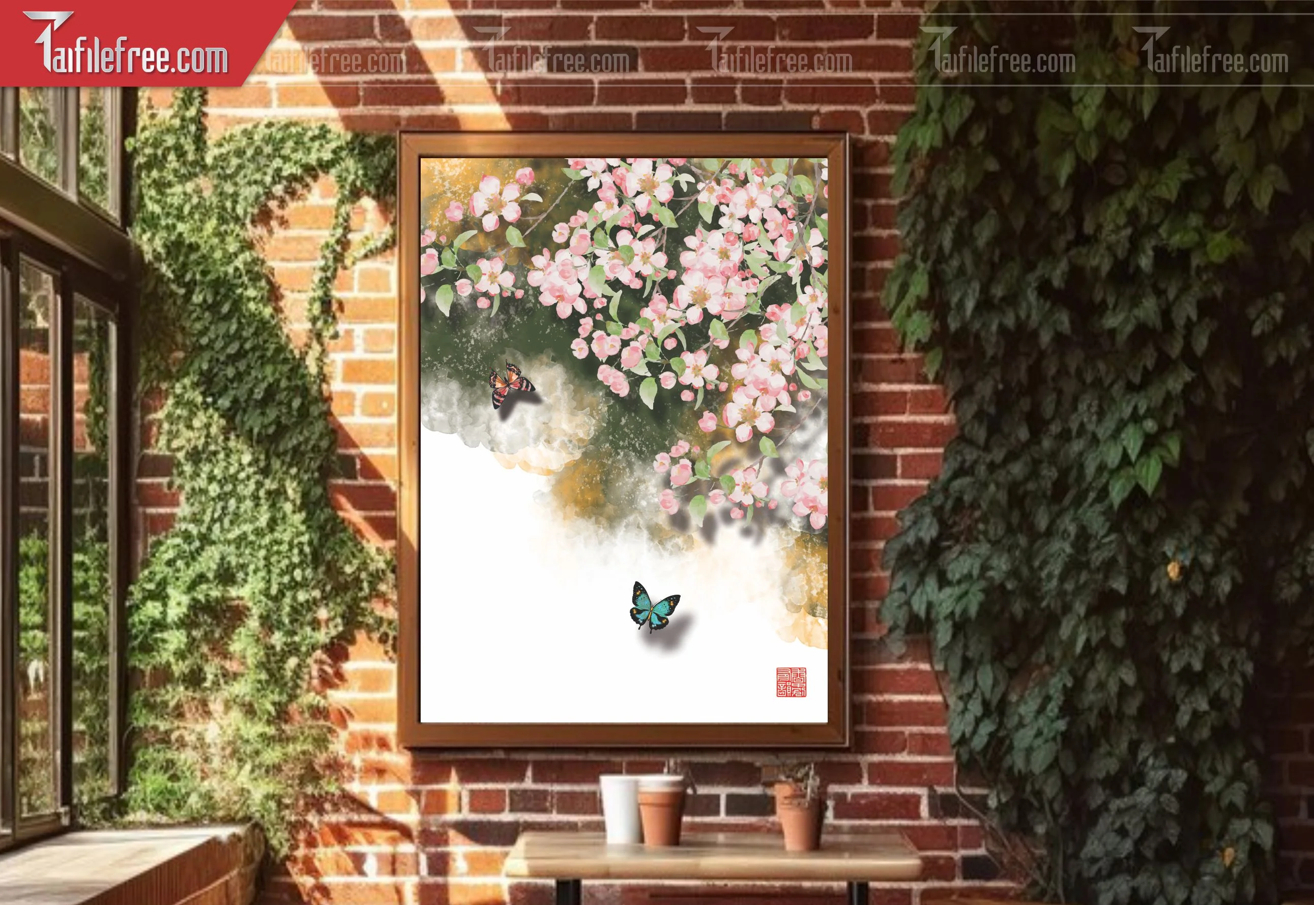 File Thiết Kế Tranh Tường Quán Cà Phê, Trà Sữa_TP25