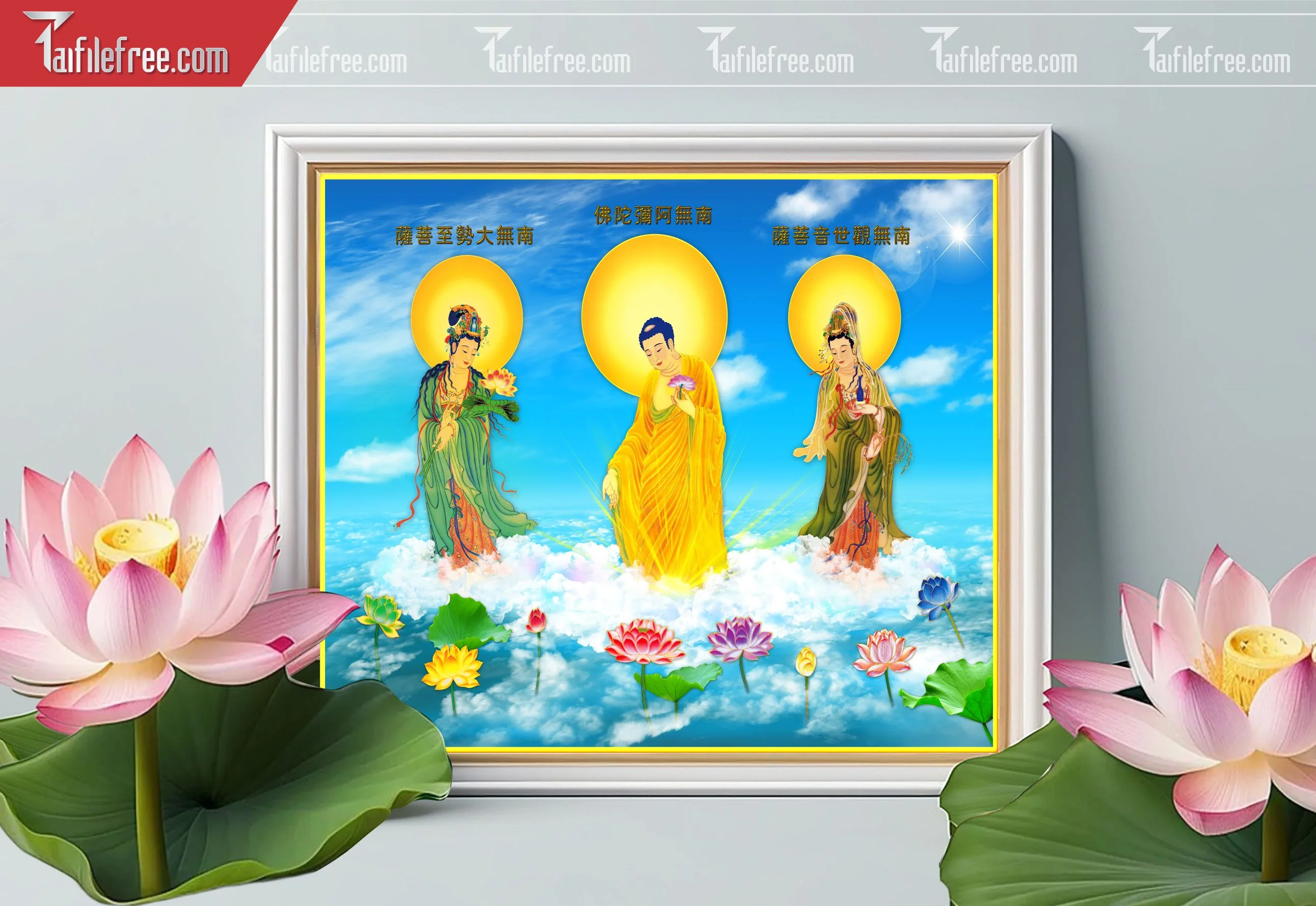 Tranh 3D Phật Giáo Đẹp_TQ08