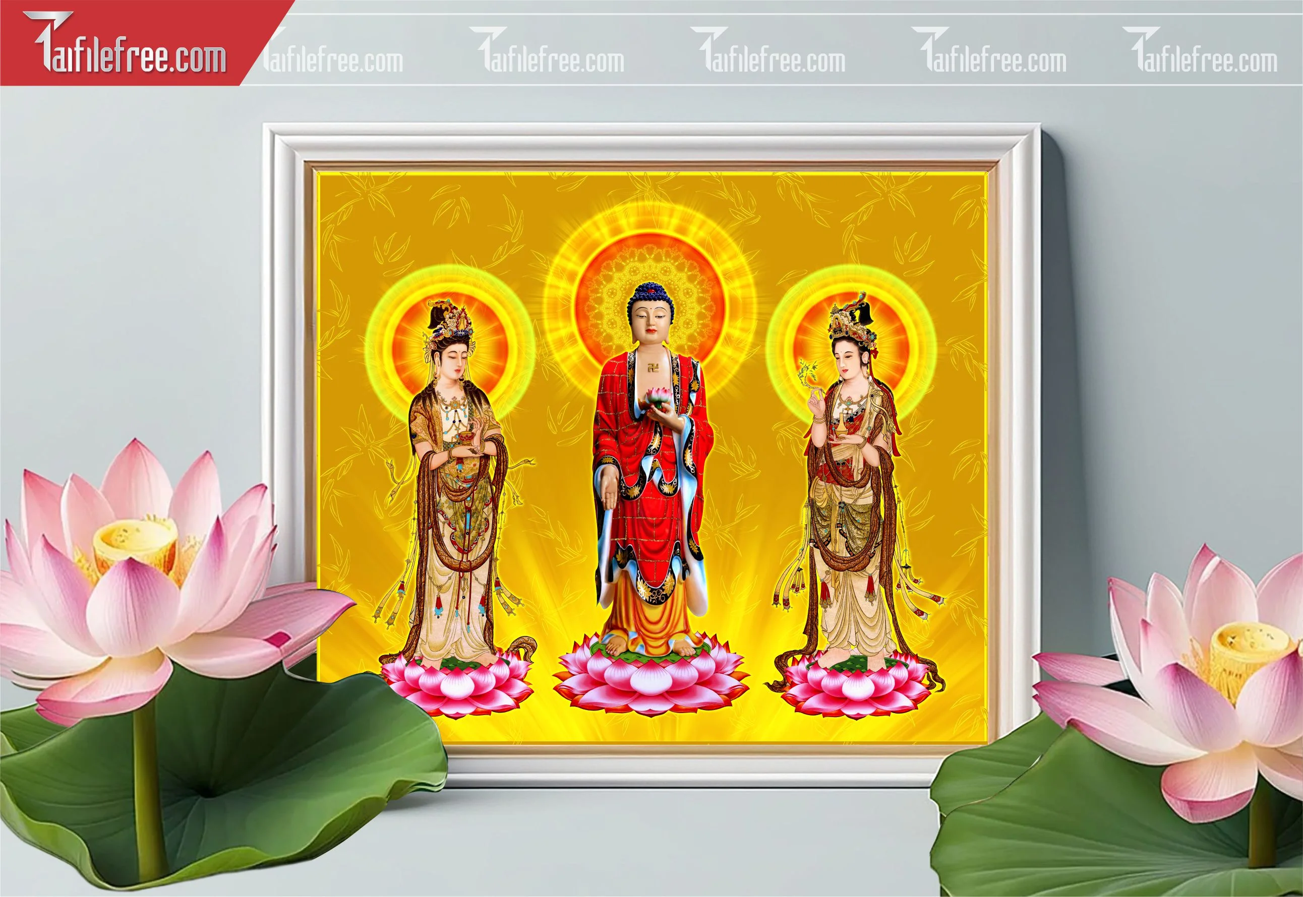 Tranh 3D Phật Giáo Đẹp_TQ13