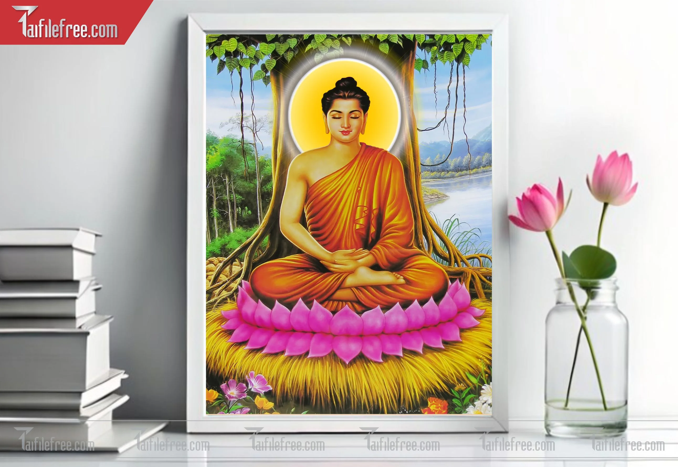 Tranh 3D Phật Giáo Đẹp_TQ14
