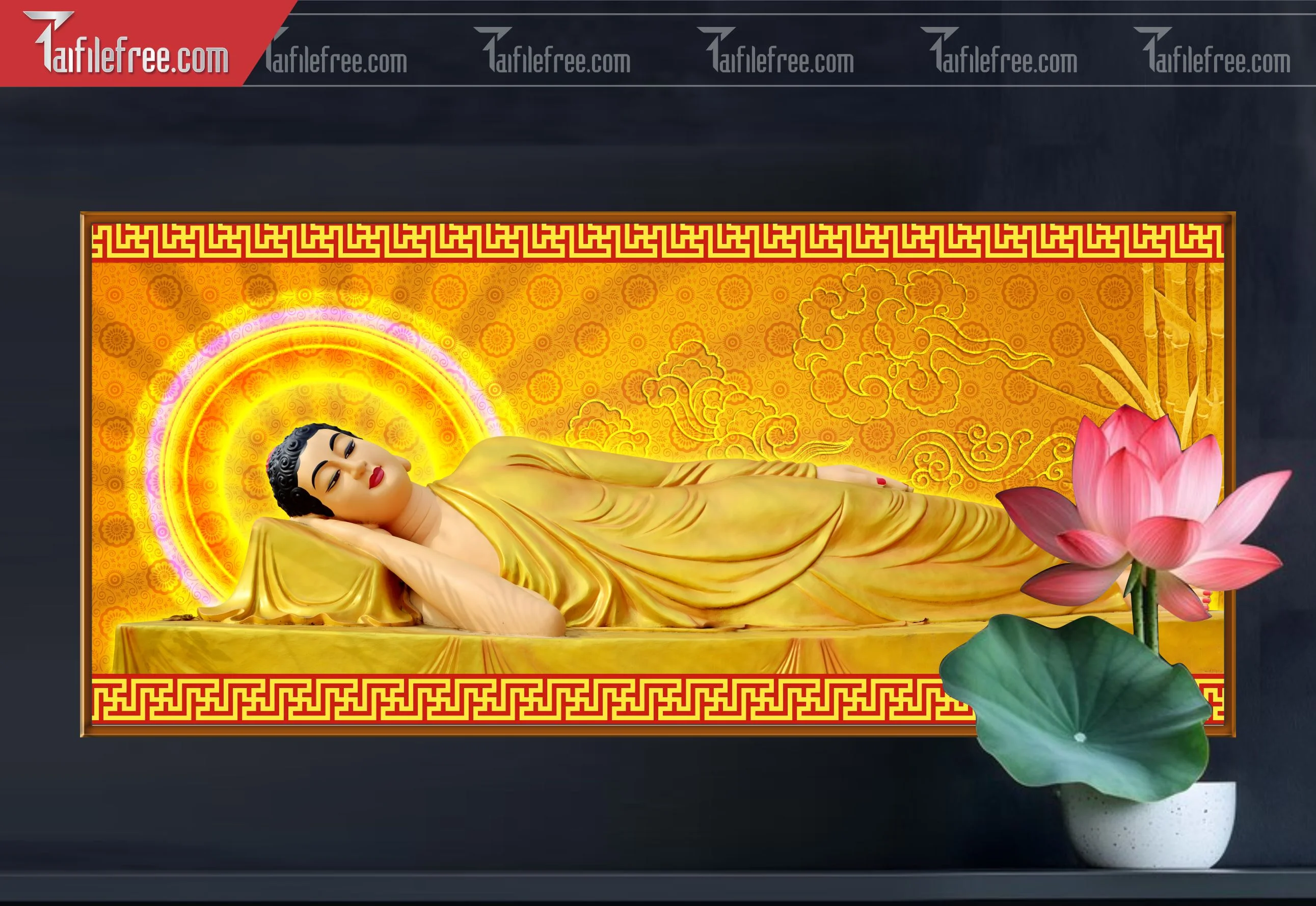 Tranh 3D Phật Giáo Đẹp_TQ37