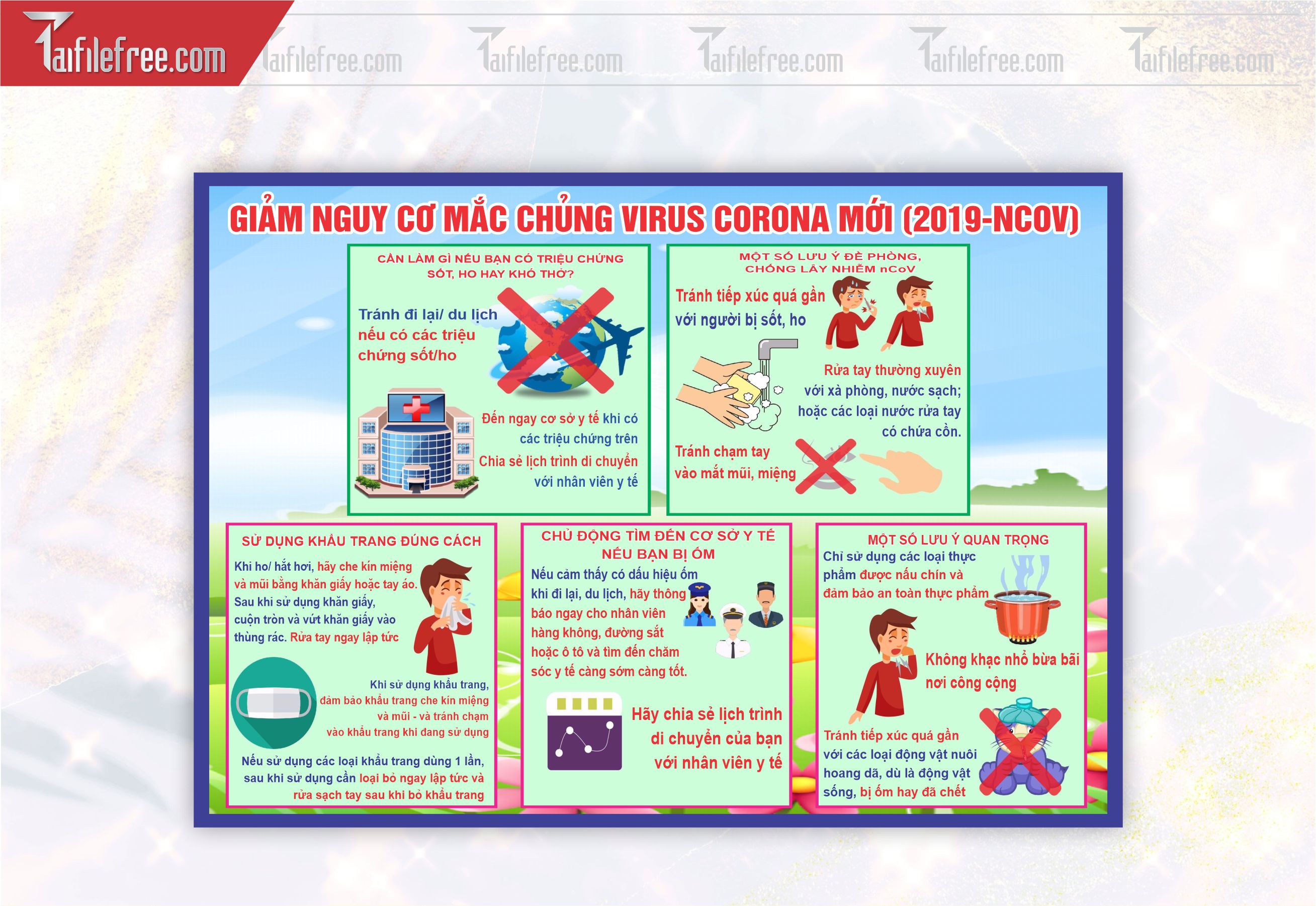 Mẫu Tờ Rơi Cách Phòng Corona_TR65