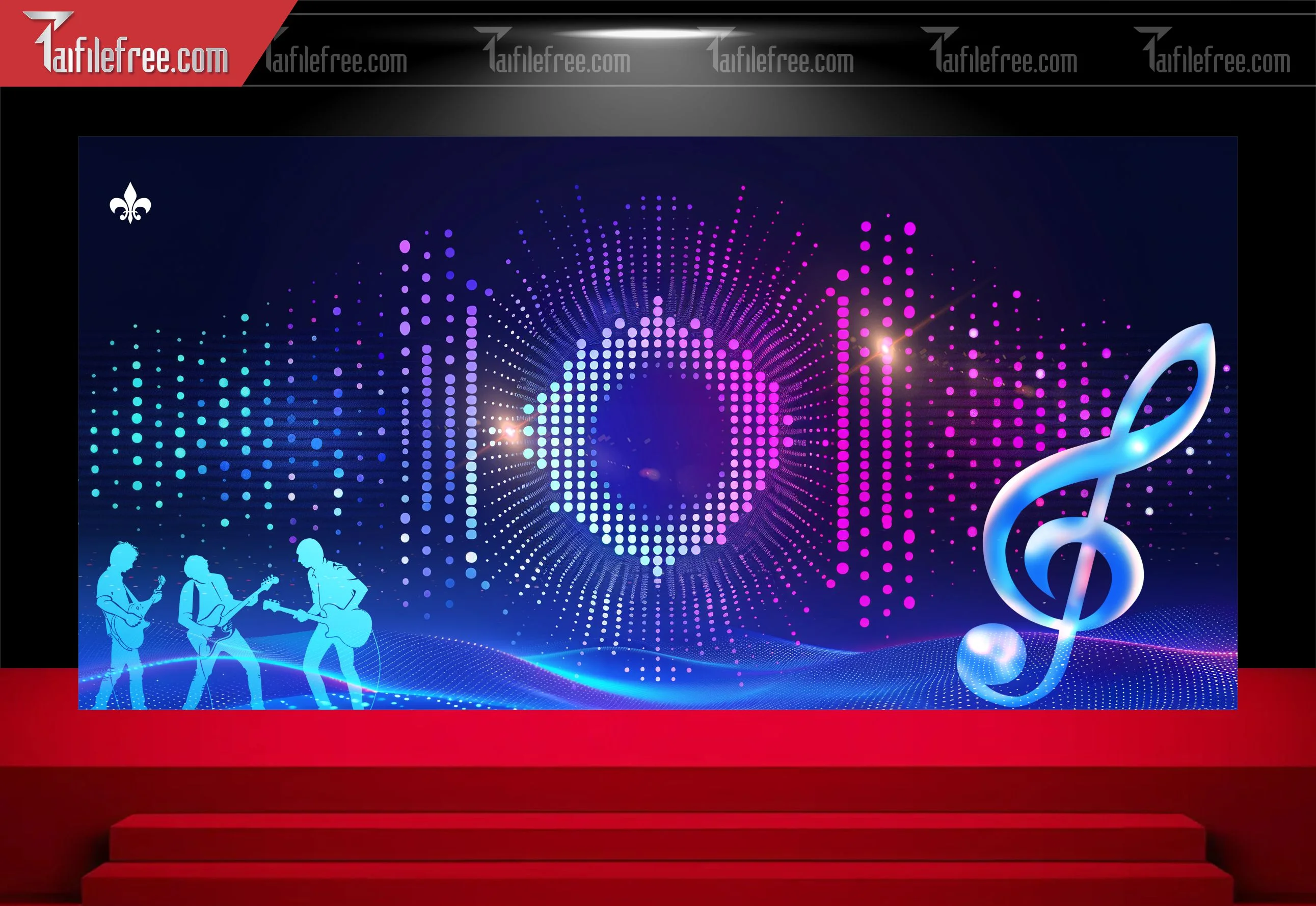 Phông Sân Khấu Ca Nhạc, Karaoke Đẹp Lung Linh TT10