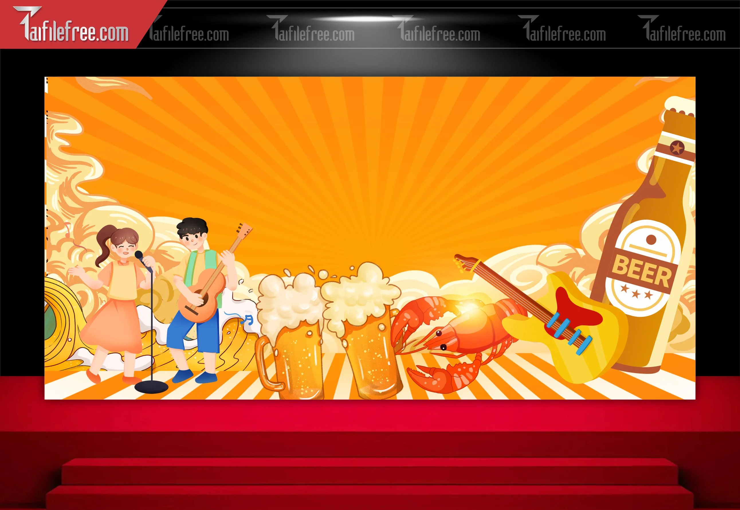 Phông Sân Khấu Ca Nhạc, Karaoke Đẹp Lung Linh TT28