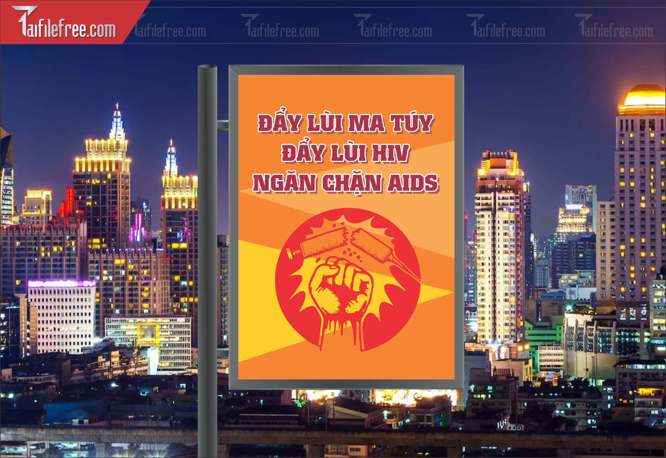 Banner Tuyên Truyền Phòng Chống Tệ Nạn Xã Hội TTH26