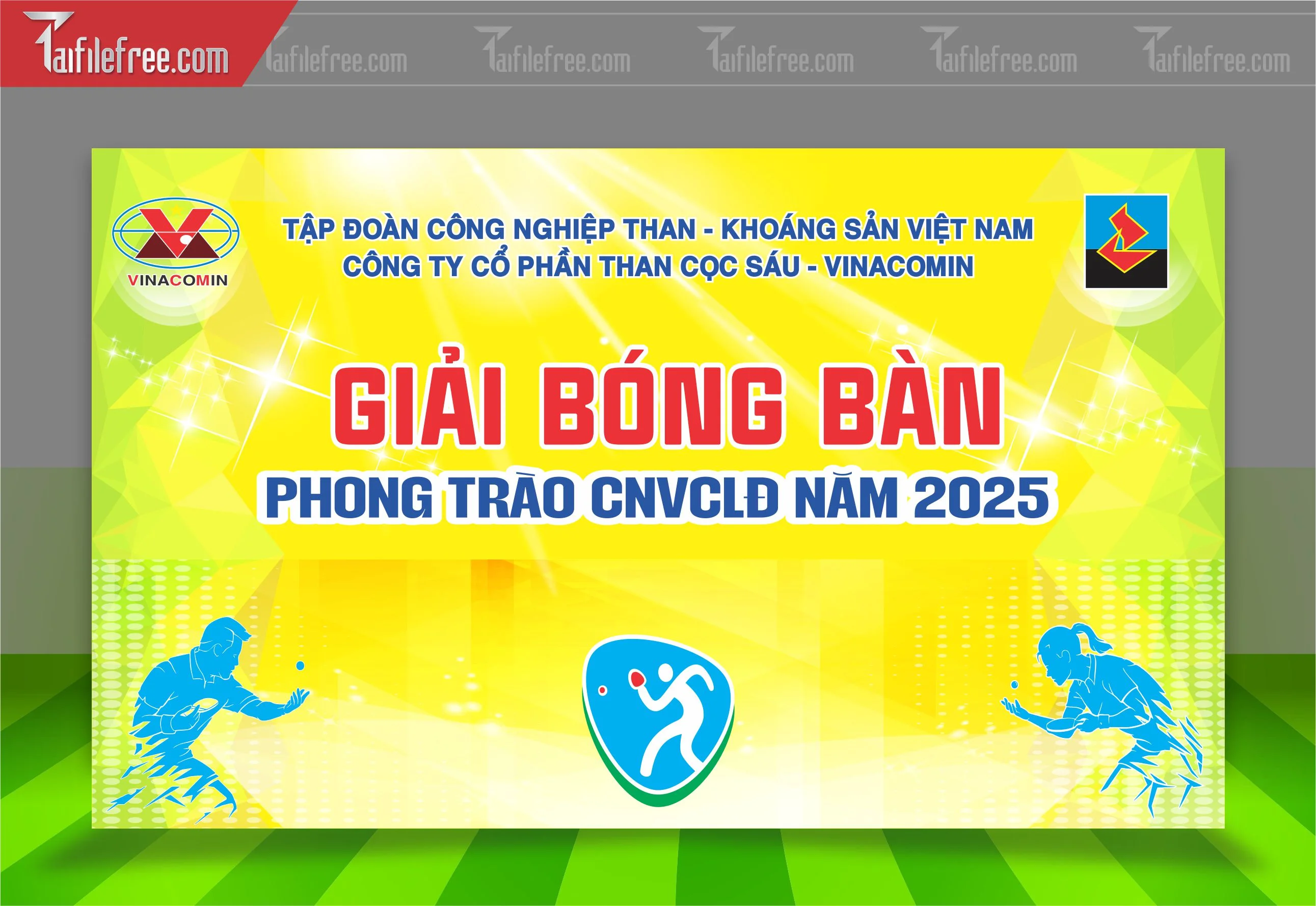Mẫu Background Thể Thao Bóng Bàn Ấn Tượng_TTK65