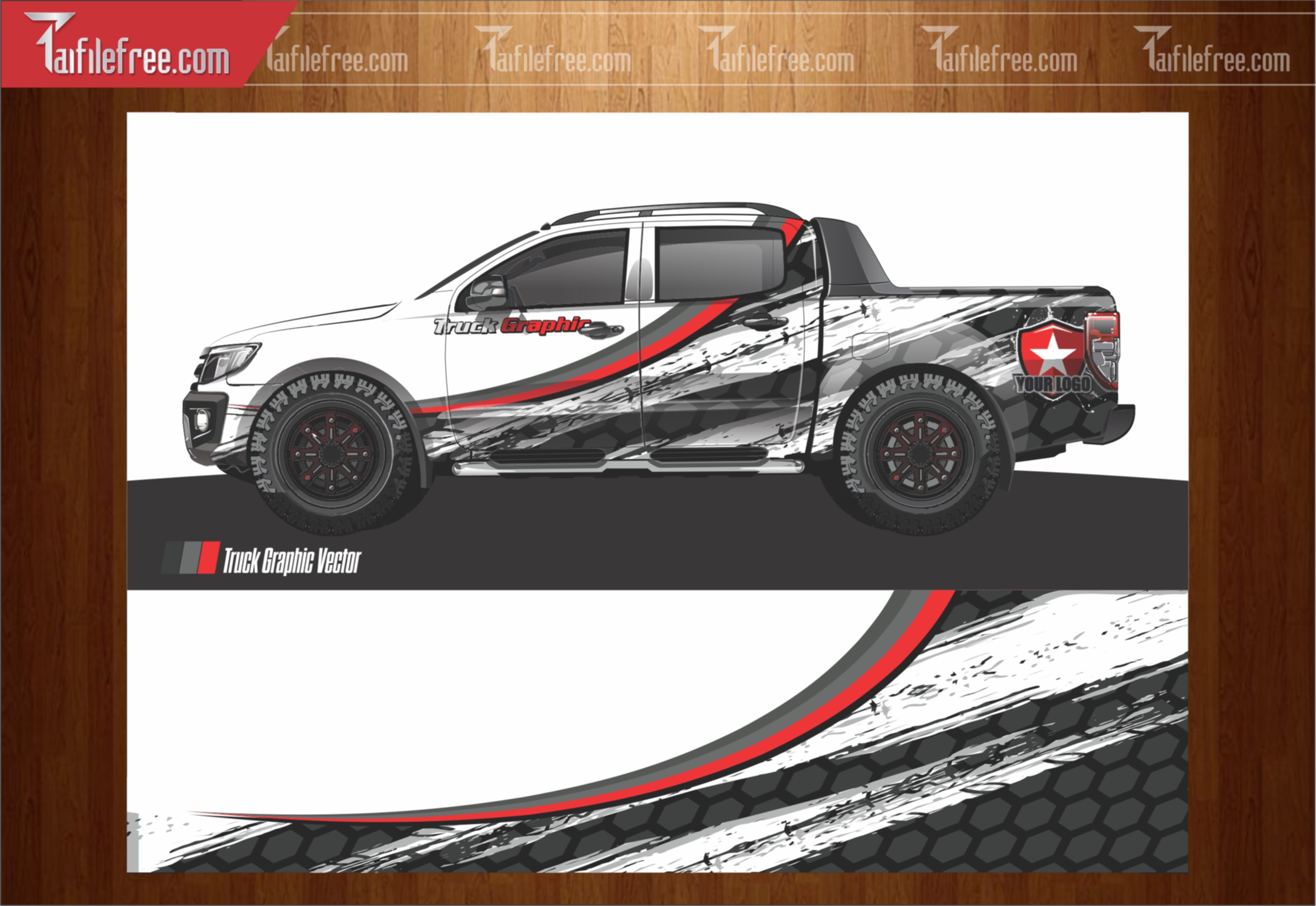 Mẫu Tem decal xe tải F150 TX174