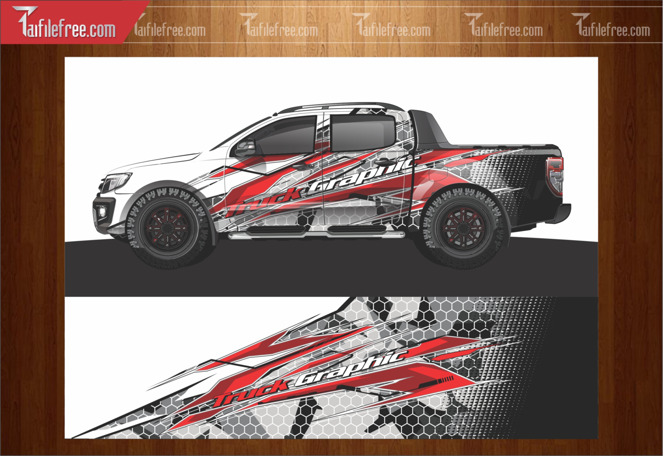 Mẫu Tem decal xe tải F150 TX175
