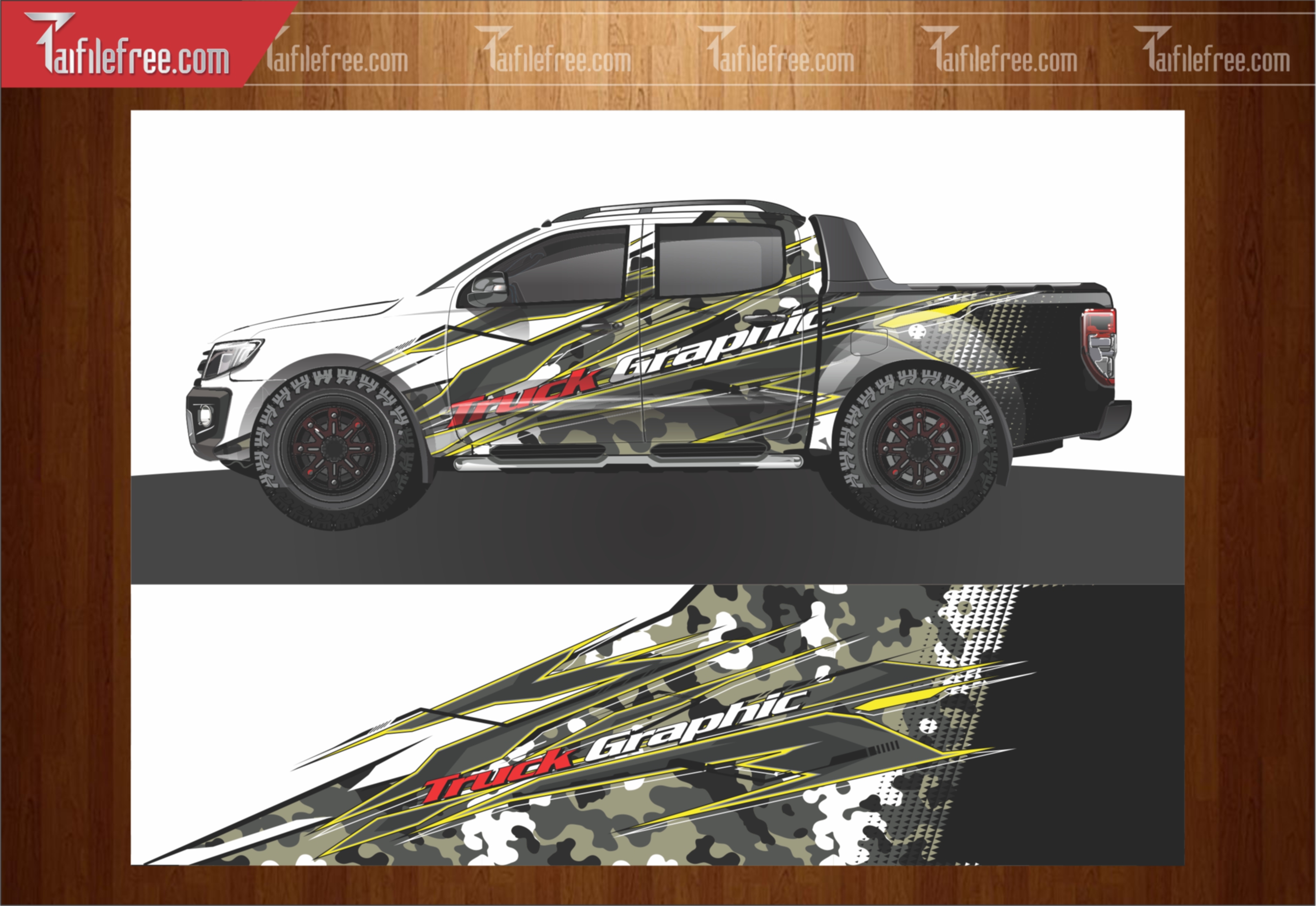 Mẫu Tem decal xe tải F150 TX176