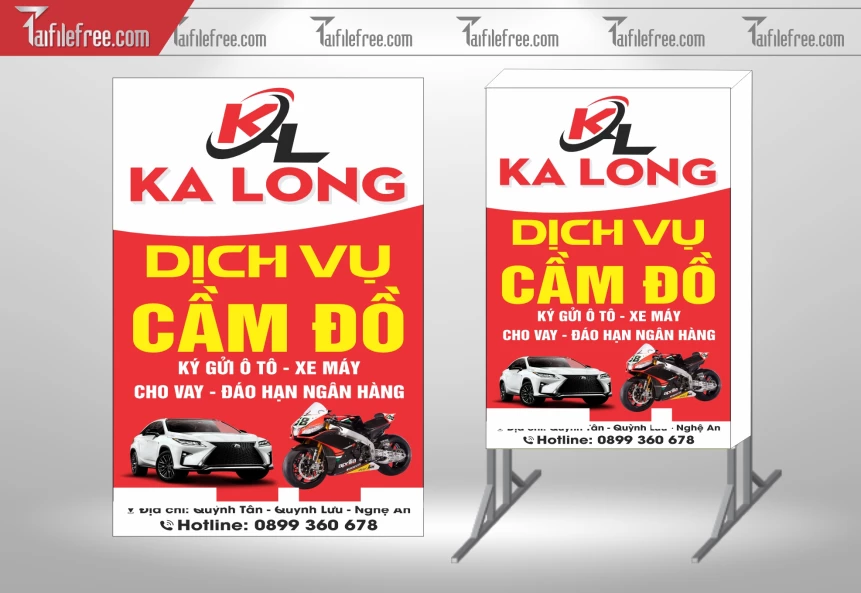 Biển Hiệu, Bảng Vẫy Hộp Đèn Tiệm Cầm Đồ_BH301