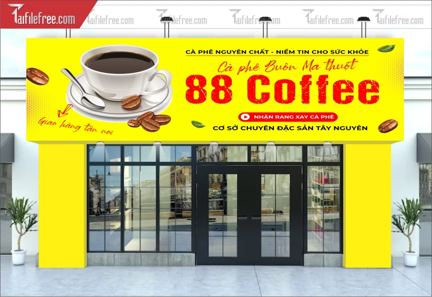 Biển Quảng Cáo, Bảng Hiệu Coffee_BH351