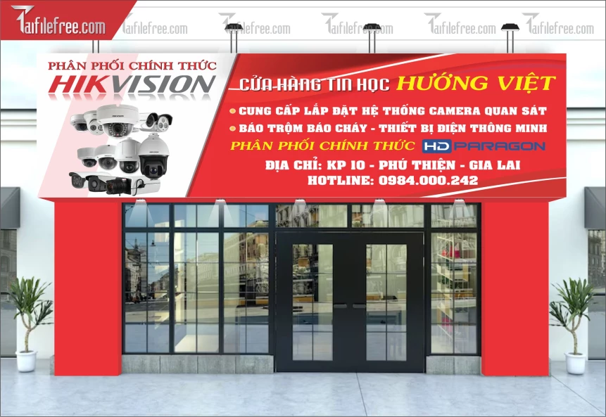 Biển Quảng Cáo, Bảng Hiệu Cửa Hàng Tin Học_BH357