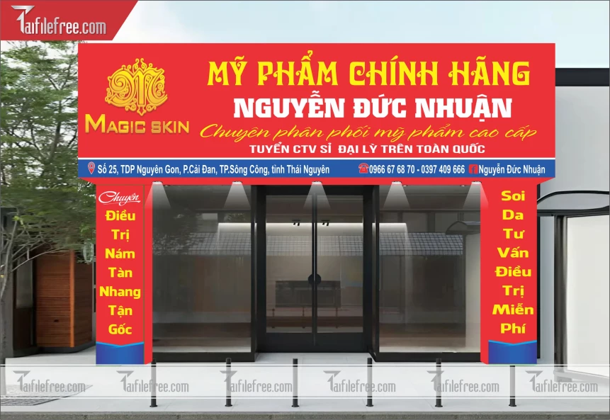 Biển Quảng Cáo, Bảng Hiệu Mỹ Phẩm Chính Hãng_BH367