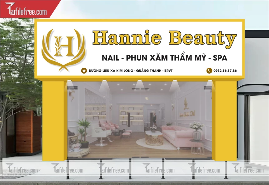 Biển Quảng Cáo, Bảng Hiệu Spa_BH373