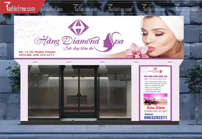 Biển Quảng Cáo, Bảng Hiệu Spa_BH384