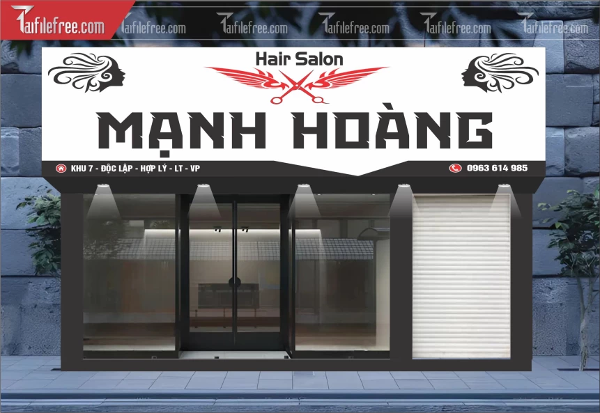 Biển Quảng Cáo, Bảng Hiệu Salon Tóc_BH387