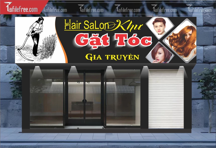 Biển Quảng Cáo, Bảng Hiệu Salon Tóc_BH389