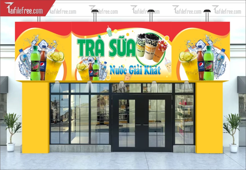Biển Quảng Cáo, Bảng Hiệu Trà Sữa_BH391