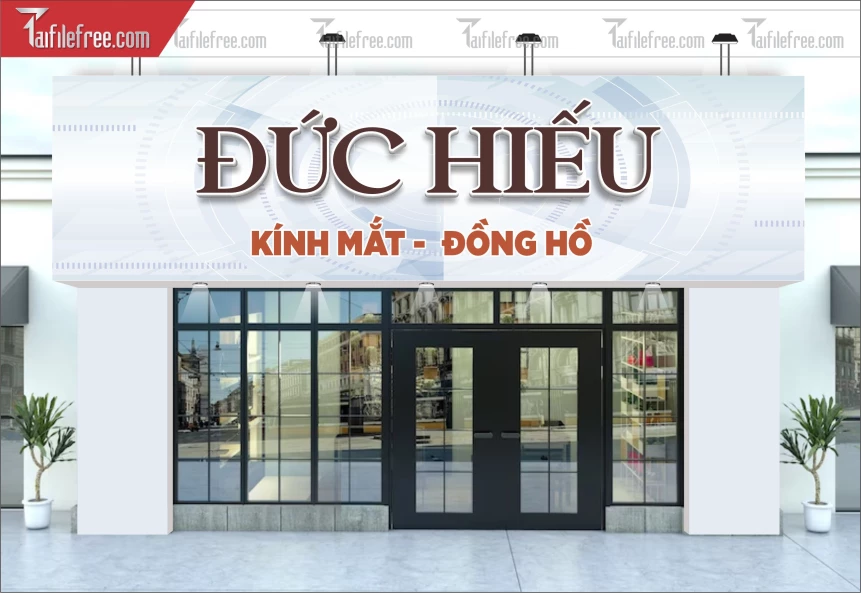 Biển Quảng Cáo, Bảng Hiệu Kính Mắt - Đồng Hồ_BH413