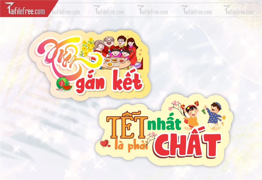 Mẫu Hashtag Tết , Xuân Gắn Kết_HTT17