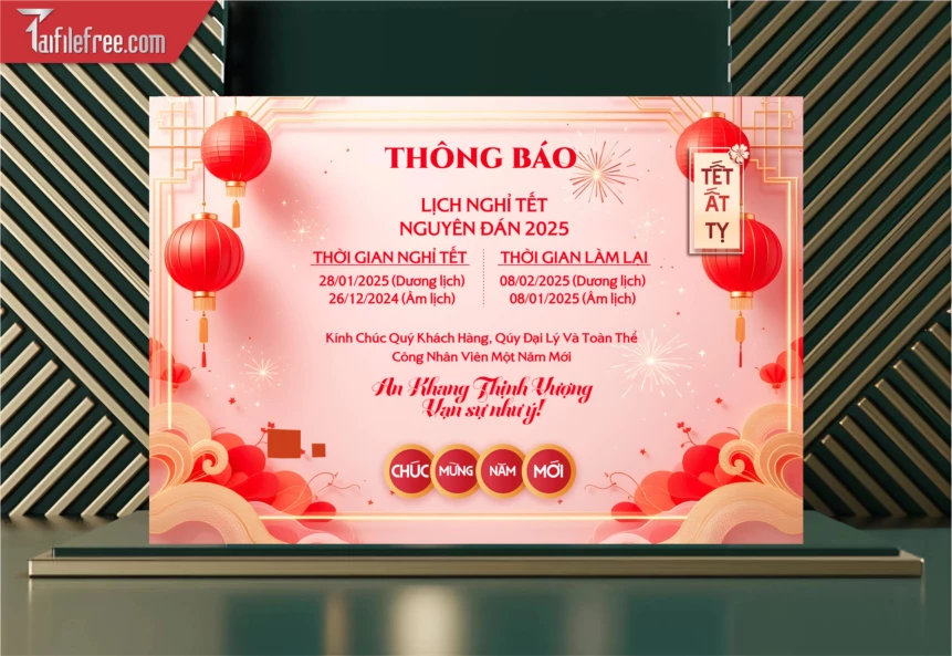 Lịch Nghĩ Tết Ất Tỵ Năm 2025_LT16