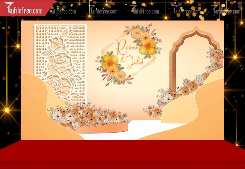 Mẫu Trang Trí Backdrop Đám Cưới Đẹp PDC111