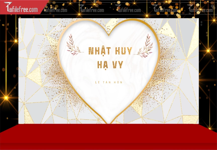 Mẫu Trang Trí Backdrop Đám Cưới Đẹp PDC167