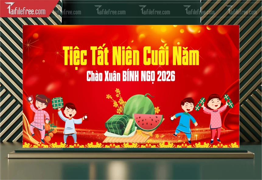 Background, Phông Nền Tất Niên Chào Xuân Bính Ngọ _PT78