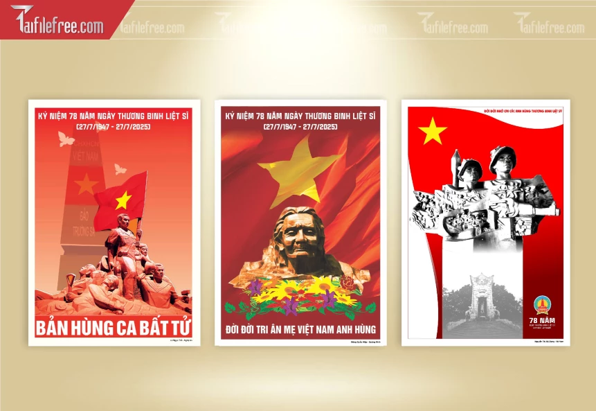 Tranh Cổ Động Kỷ Niệm Ngày Thương Binh Liệt Sĩ_TBS26