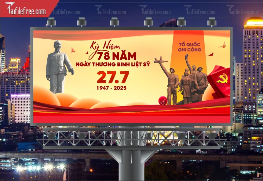 Tranh Cổ Động Kỷ Niệm Ngày Thương Binh Liệt Sĩ_TBS35