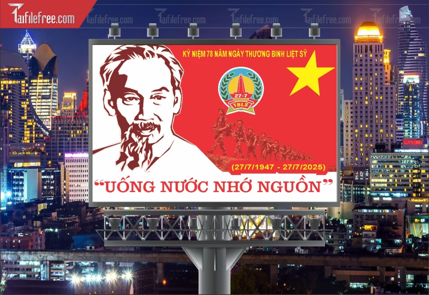Tranh Cổ Động Kỷ Niệm Ngày Thương Binh Liệt Sĩ_TBS41