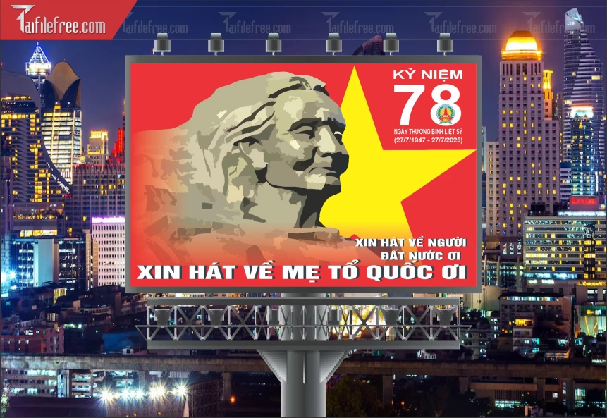 Tranh Cổ Động Kỷ Niệm Ngày Thương Binh Liệt Sĩ_TBS43