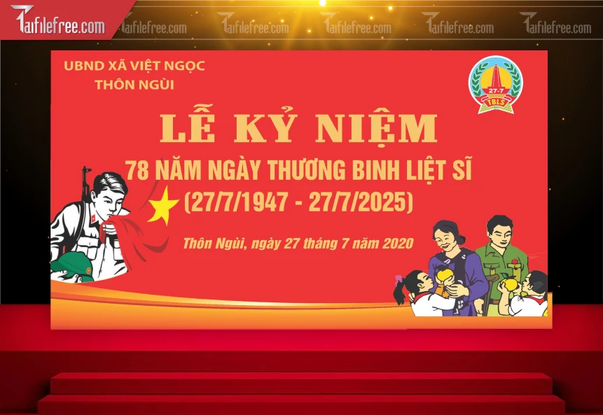 Maket Kỷ Niệm Ngày Thương Binh Liệt Sĩ_TBS49