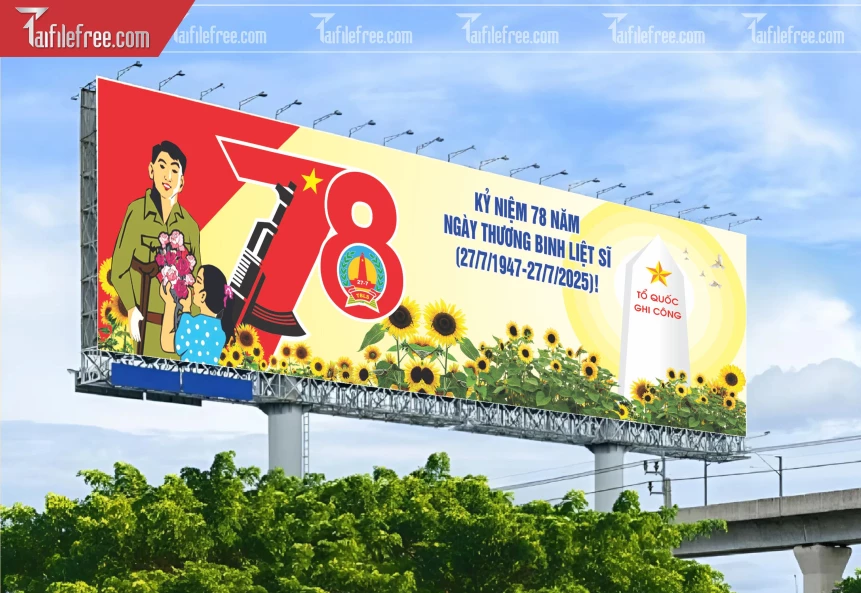 Tranh Cổ Động Kỷ Niệm Ngày Thương Binh Liệt Sĩ_TBS52