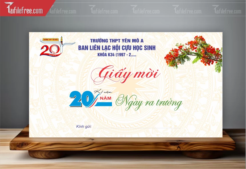 File Thiết Kế Giấy Mời Ngày Ra Trường_TD80