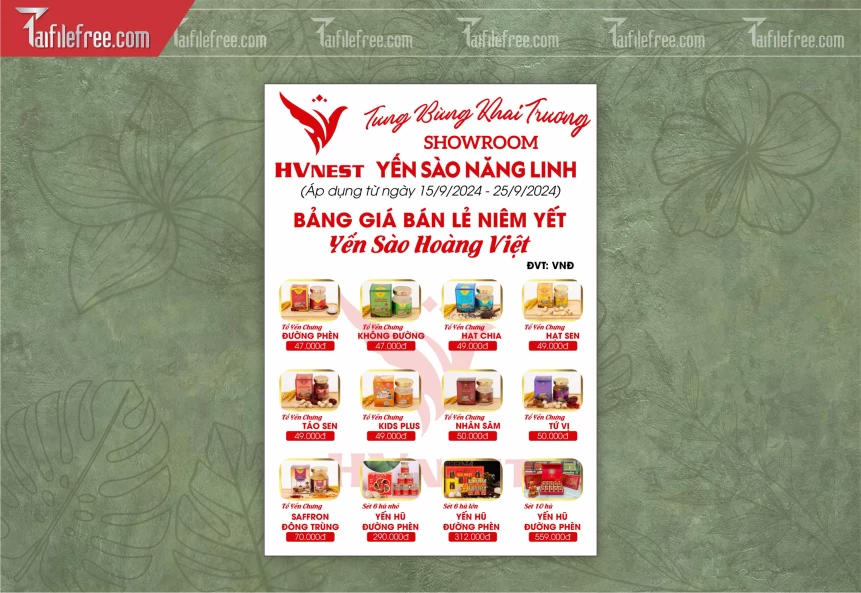 File Thiết Kế Mẫu Tờ Rơi Yến Sào_TR31