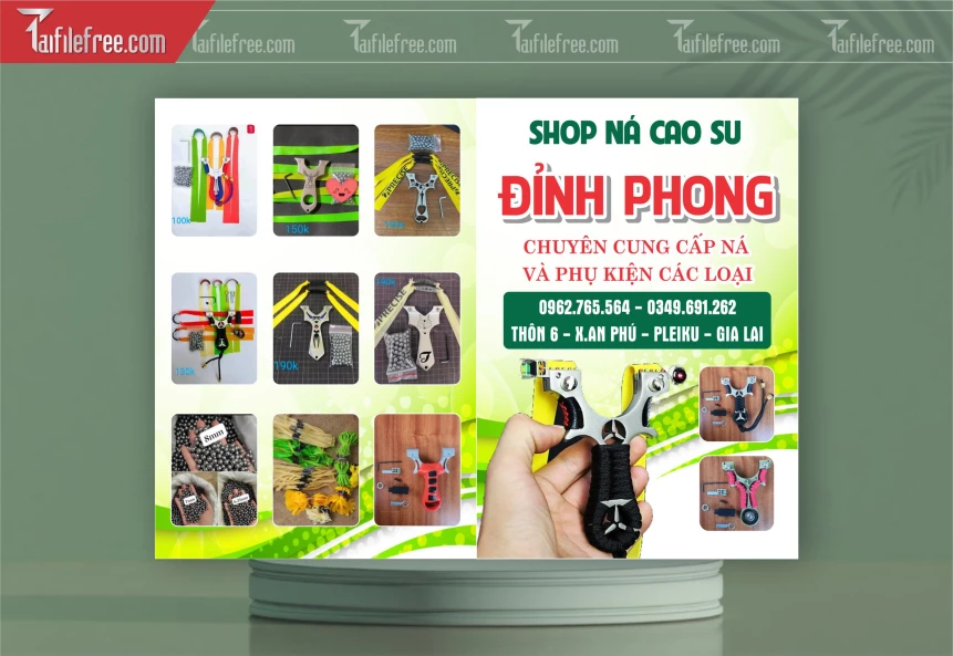File Thiết Kế Mẫu Tờ Rơi Shop Ná Cao Su_TR42