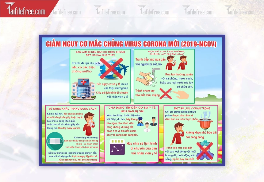Mẫu Tờ Rơi Cách Phòng Corona_TR65