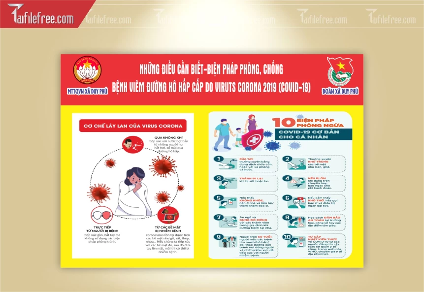 Mẫu Tờ Rơi Phòng Chống Virus Corona_TR72