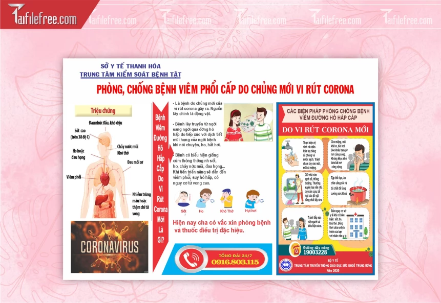 Mẫu Tờ Rơi Phòng Chống Virus Corona_TR75