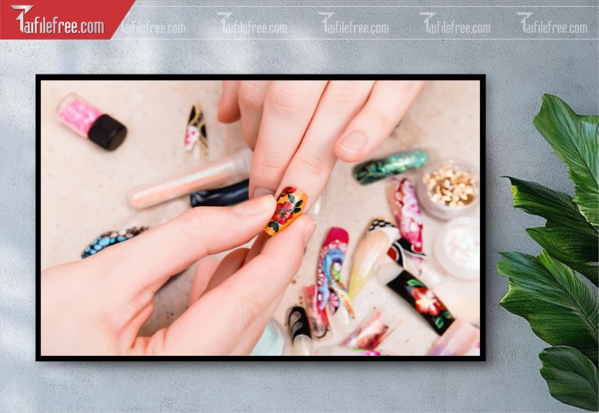 Tranh Trang Trí Spa Design Nail _TS69