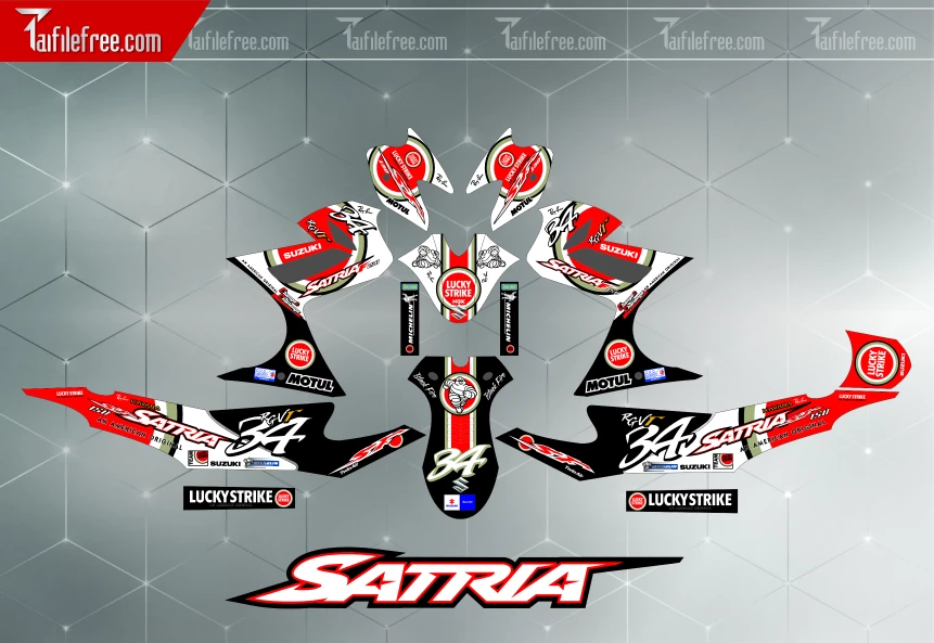 Mẫu Tem Xe Satria F150 TX166