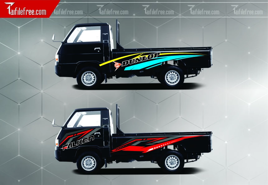 Mẫu Tem decal xe tải F150 TX168