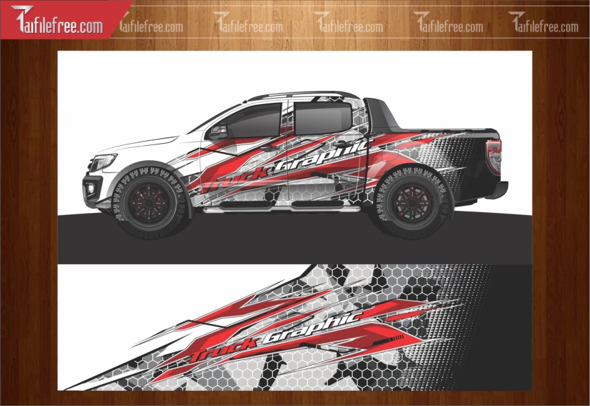Mẫu Tem decal xe tải F150 TX175