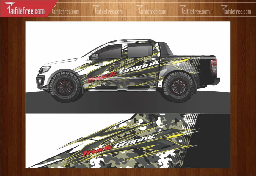 Mẫu Tem decal xe tải F150 TX176