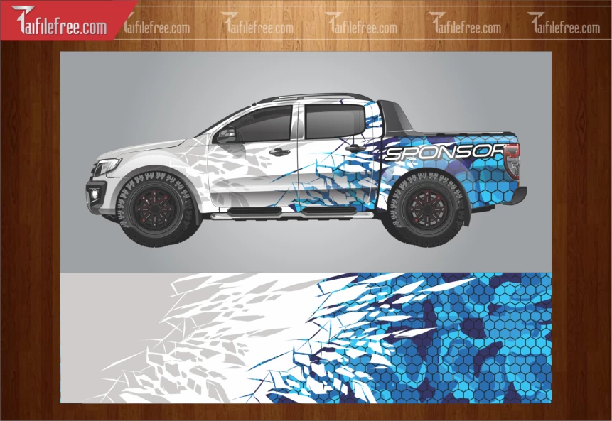 Mẫu Tem decal xe tải F150 TX185